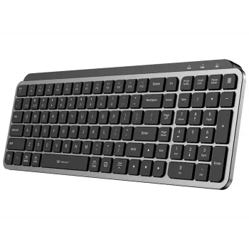 TRACER STONE RF 2.4G+BT draadloos toetsenbord, QWERTY US International, zwart