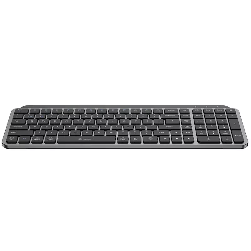 TRACER STONE RF 2.4G+BT draadloos toetsenbord, QWERTY US International, zwart