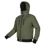 NEO TOOLS geïsoleerde jas met capuchon OUTDOOR, groen, maat S