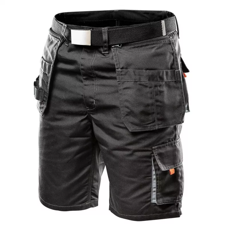 NEO TOOLS HD werk-shorts met afneembare zakken, maat LD/54, Ebony