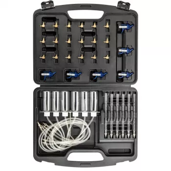 NEO TOOLS TOP-11-263 Common Rail injector lekkagetester set voor dieselmotoren, 6-cilinder diagnoseset met adapters en koffer
