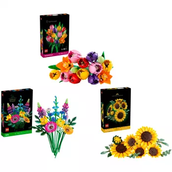 LEGO Botanicals zomerboeket bundel – 756-delige botanische bouwset voor volwassenen