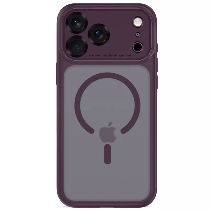 Tech-Protect MagPeak MagSafe-hoes voor iPhone 17 Pro Max / 18 Pro Max - mat donker kersrood
