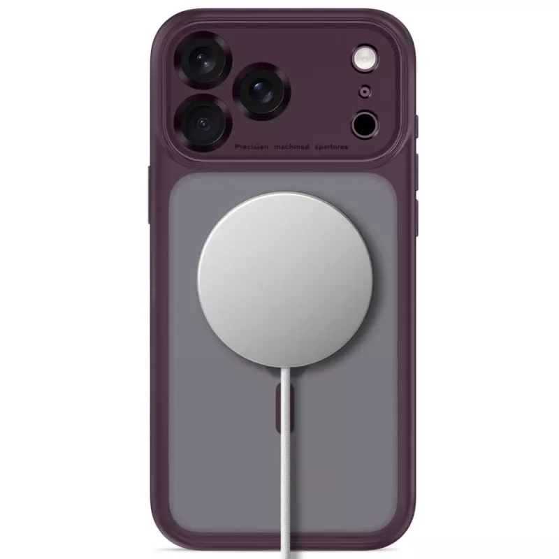 Tech-Protect MagPeak MagSafe-hoes voor iPhone 17 Pro Max / 18 Pro Max - mat donker kersrood