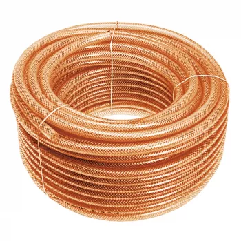 NEO TOOLS versterkte drukslang 10 x 15 mm, 50 m | PVC met polyestervlechtwerk, 15 bar