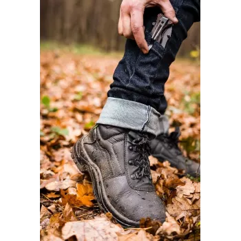 NEO TOOLS DENIM 5-pocket werkbroek, maat M, blauw, regular fit, versterkte stiksels, EN ISO 13688