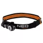 NEO TOOLS oplaadbare hoofdlamp 600lm USB magnetisch laden CREE XPG3 LED