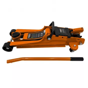 NEO TOOLS 11-733 hydraulische krik 2,5 T laag profiel dubbele zuiger snelle hef