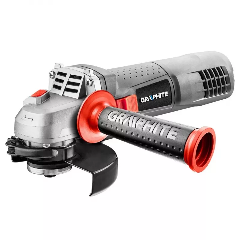 GRAPHITE 750W haakse slijper met variabel toerental, 125mm schijf