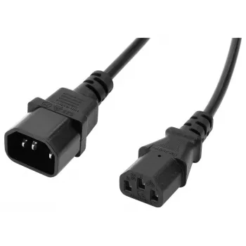Accura C13 naar C14 VDE netsnoer 3,0 m zwart