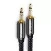 Wozinsky universele 3,5mm AUX-audiokabel 2x jackstekker 1,5 m zwart