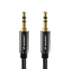 Wozinsky universele 3,5mm AUX-audiokabel 2x jackstekker 1,5 m zwart