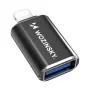 Wozinsky USB-A naar Lightning kabel 1m zwart - MFi-gecertificeerd, snel opladen & synchroniseren