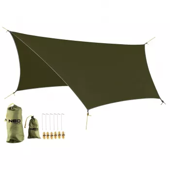 NEO TOOLS waterdicht zeil 360 x 290 cm 210T PU3000