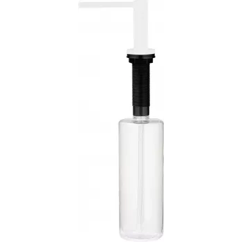 DEANTE afwasmiddeldispenser met sponshouder, 350 ml, zwart