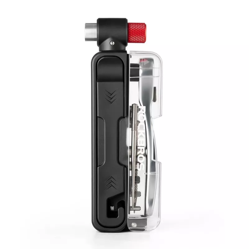 ROCKBROS fiets gereedschapsset multitool met CO2-inflator en ratel - zwart