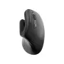 WOZINSKY WWM-1076 Ergonomische verticale draadloze muis, 3600 DPI, zwart