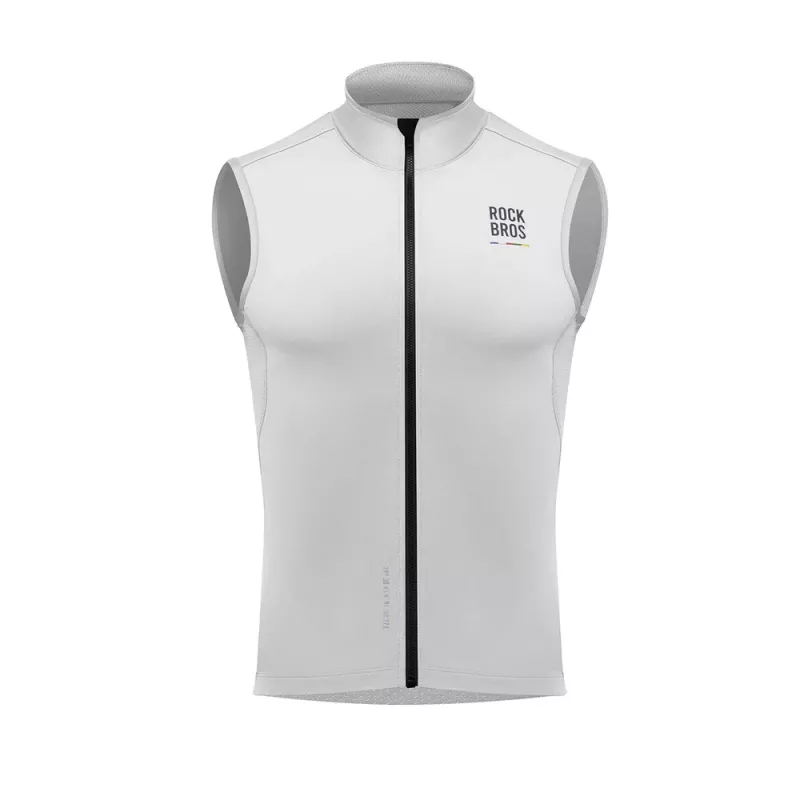 Rockbros TLMJ002 ROAD TO SKY winddicht geïsoleerd fietsvest S - wit