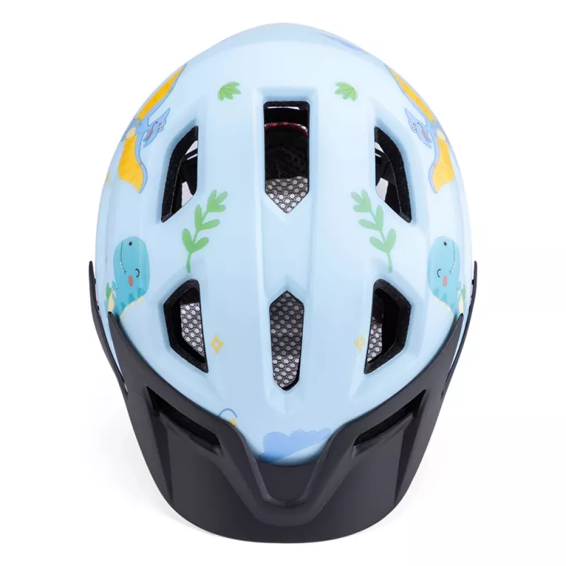 Wozinsky kinder-MTB-fietshelm met afneembare klep 52-56 cm - lichtblauw