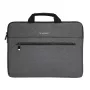 Wozinsky WTL-15 15,6 inch laptoptas met handgreep en metalen rits - grijs