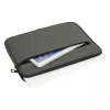 Wozinsky WPL-13 13,3 inch laptophoes met metalen rits - grijs