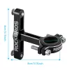 ROCKBROS KS-416 aluminium verstelbare flessenhouder-adapter - zwart