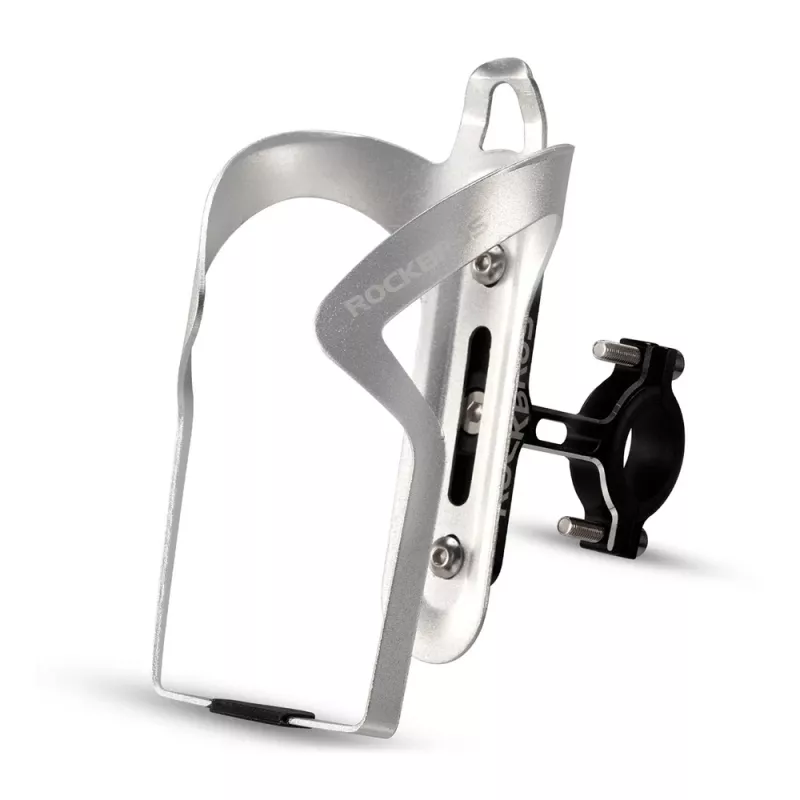 ROCKBROS KS-416 aluminium verstelbare flessenhouder-adapter - zwart