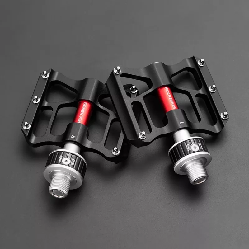 ROCKBROS K3462F-BK snelspanner platformpedalen met snelkoppeling - zwart