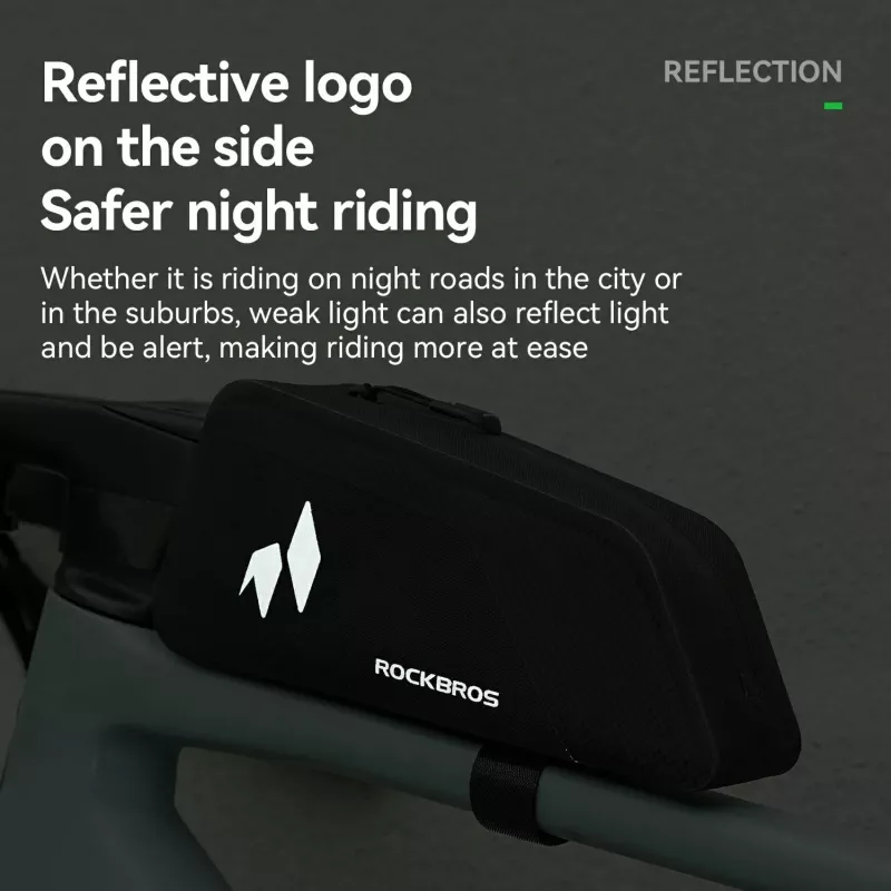 ROCKBROS AS-151 RideMate waterdichte bovenbuistas - zwart