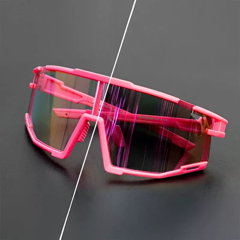 ROCKBROS SP258 ROAD TO SKY fotochrome fietsbril - roze