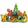 LEAN TOYS magnetische bouwstenen wilde dieren jungle ZOO 27 delen
