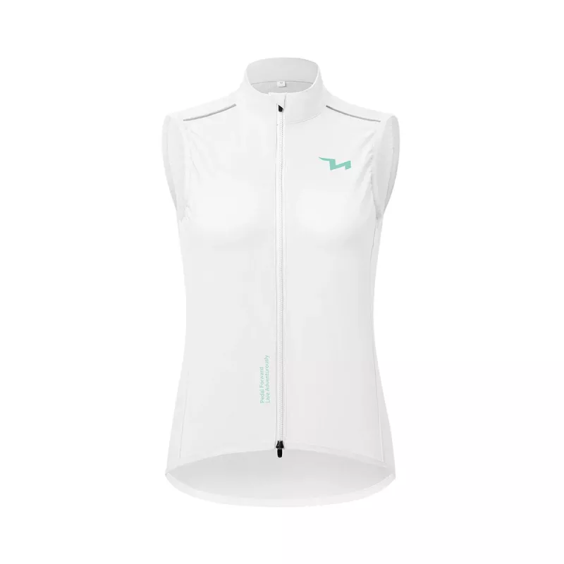 ROCKBROS MJ008 TVI dames winddicht wielrentruitje maat L - wit