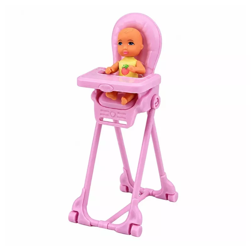 LEAN TOYS Anlily moeder en baby tweeling poppen set accessoires