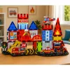 LEAN TOYS magnetische bouwstenen brandweerkazerne 42 delen