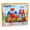 LEAN TOYS magnetische bouwstenen brandweerkazerne 42 delen