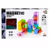 LEAN TOYS magnetische bouwstenen kubus kogelbaan bont 28 stuks