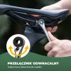 ROCKBROS TG-8601 ratel-fietsmultitool met S2-stalen bits, cilindrische aluminium behuizing, zwart