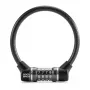 ROCKBROS 87639-4 Cijferslot met staalkabel voor fiets, zwart