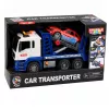 LEAN TOYS Lora takelwagen met auto, aandrijving, lichten en geluiden blauw