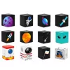 LEAN TOYS Magneetblokken-set 50 delen 3D-kubussen pixel bouwdoos