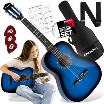 SUPRIMO CG34 BB concertgitaar 3/4 maat 36 inch Blueburst