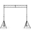 STAND4ME LTS 1 lichttruss-systeem DJ-gate met statiefpoten, 3 m breedte, 60 kg belasting, zwart