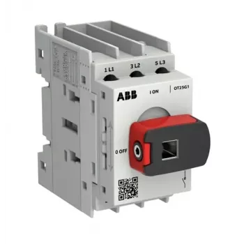 ABB OT Plus OT25G1-3MS25 A Lastscheidingsschakelaar, frame G1, 3-polig, met handgreep