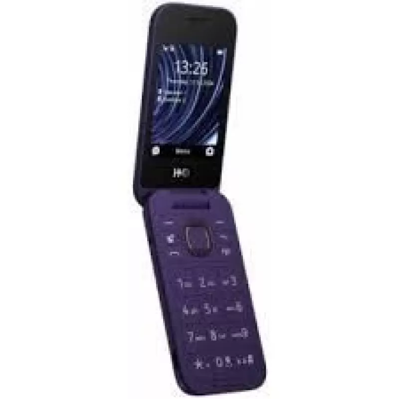 HMD 2660 Flip paars 4G LTE Dual-SIM-klaptelefoon