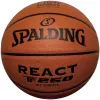 Spalding React TF-250 FIBA-goedgekeurde basketbal, maat 7, performance composietleer, indoor/outdoor