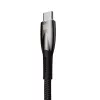 Baseus Glimmer USB-A naar USB-C kabel 100W 1m zwart