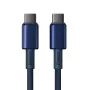 Baseus Tungsten Gold USB-C naar USB-C kabel 100W PD 1m blauw