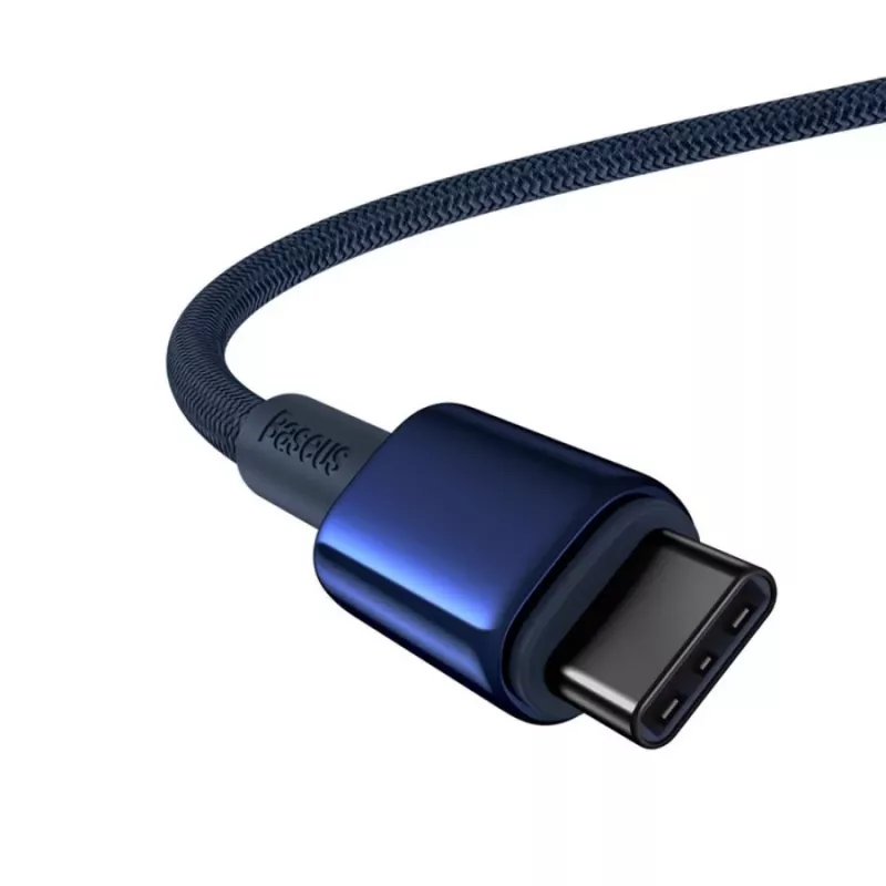 Baseus Tungsten Gold USB-C naar USB-C kabel 100W PD 1m blauw
