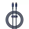 Baseus Tungsten Gold USB-C naar USB-C kabel 100W PD 1m blauw