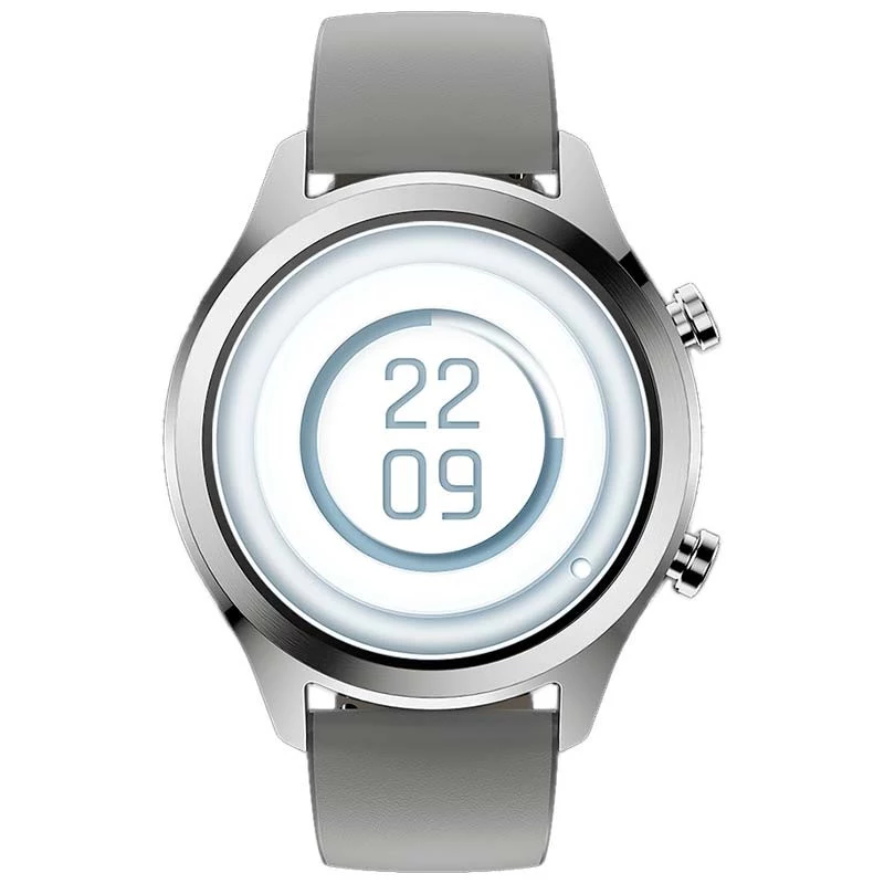 TicWatch C2 Plus smartwatch platina NFC GPS AMOLED 1,3 inch waterdicht 24/7 activiteitenregistratie